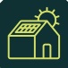 ícone valorização do imóvel - energia solar